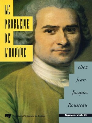 cover image of Le problème de l'homme chez Jean-Jacques Rousseau